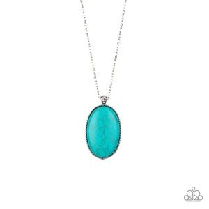 Stone Stampede Blue Necklace Set